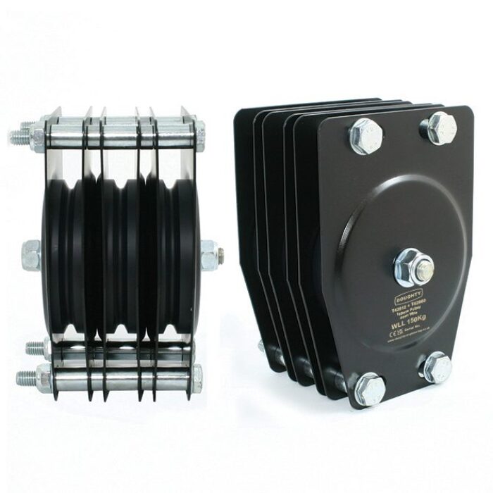 Poulie standard 100mm (triple rainure) (pour câble)