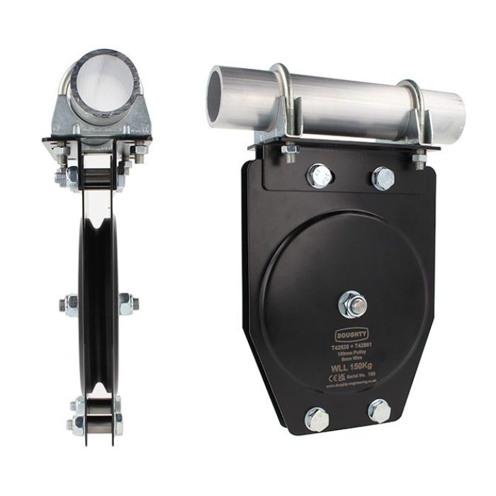 Poulie standard 150mm (simple rainure) (pour câble)