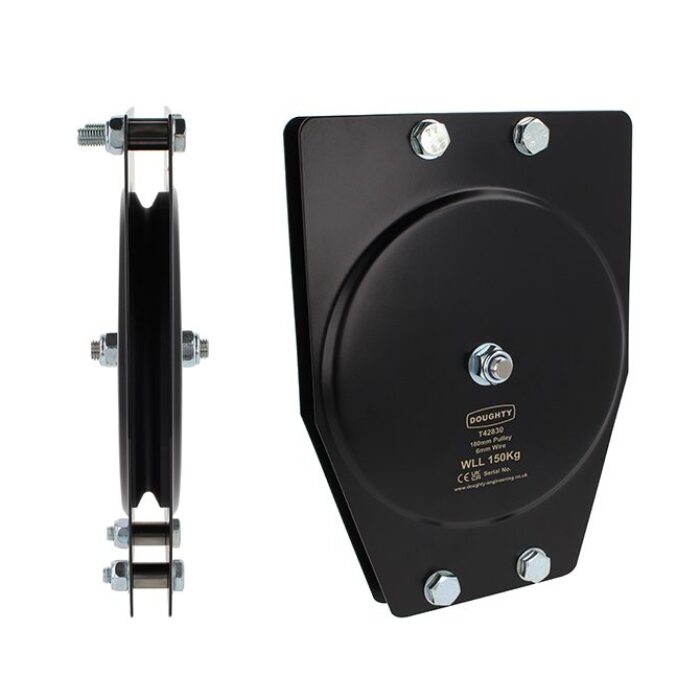 Poulie standard 180mm (simple rainure) (pour câble)