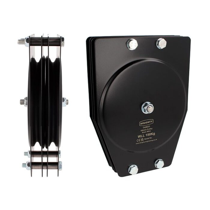 Poulie standard 180mm (double rainure) (pour câble)