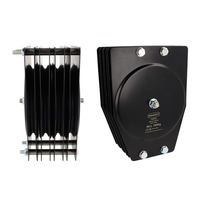 Poulie standard 180mm (quadruple rainure) (pour câble)