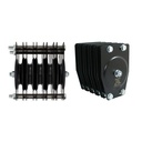 Poulie standard 100mm (quintuple rainure) (pour corde)