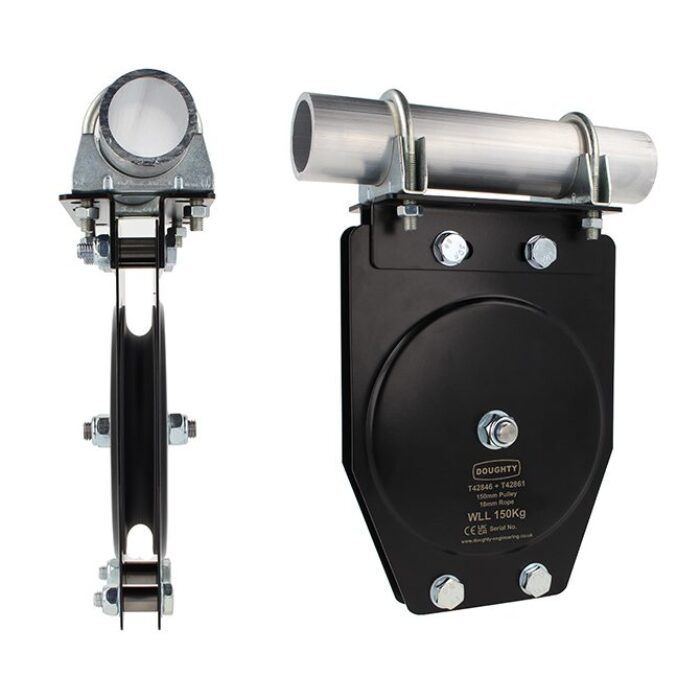 150mm BASIC Flaschenzug Block (Einzel Rille) (für Seil)