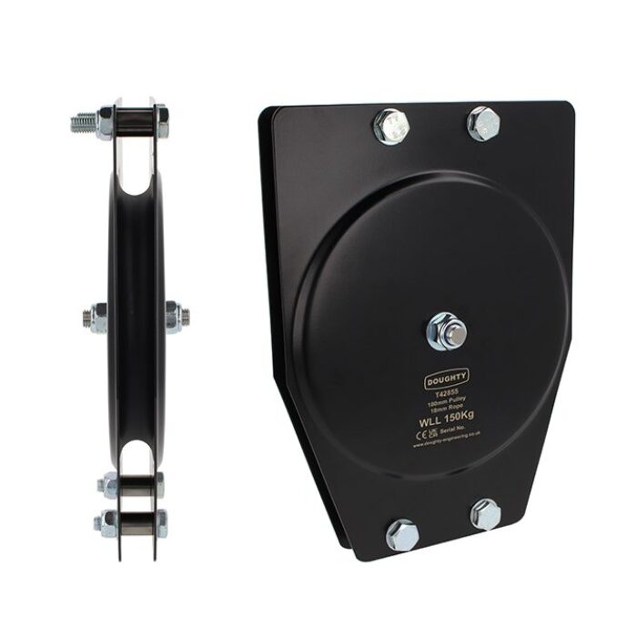 Poulie standard 180mm (simple rainure) (pour corde)