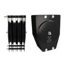 Poulie standard 180mm (quadruple rainure) (pour corde)