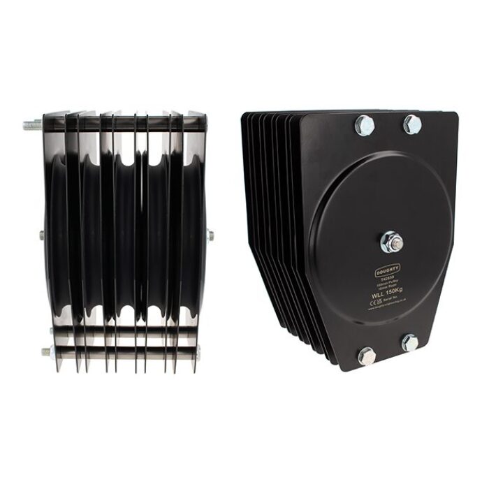 Poulie standard 180mm (quintuple rainure) (pour corde)