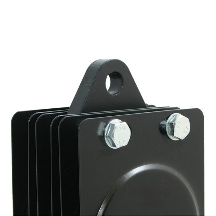 Plaque de suspension pour poulie