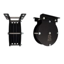 Poulie charge lourde 200mm (triple rainure) (pour câble)