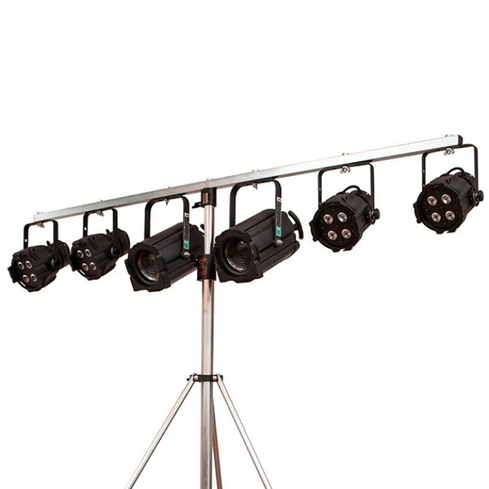 Barre pour barre en T à 6 projecteurs, SANS tête pour pied