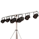 Barre pour barre en T à 6 projecteurs, SANS tête pour pied