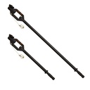 Bras "tombant" avec récepteur 29mm et spigot 28mm, 100cm, CMU 100kg