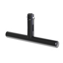 T modulaire 250mm en tube de 48-51mm, livré avec 2 goupilles à écrou CCS6-604, noir
