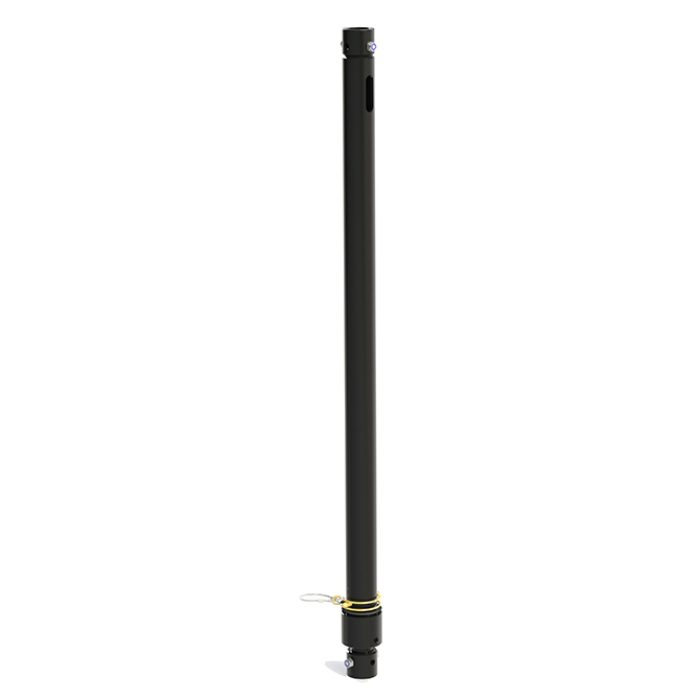 Extension ajustable pour système modulaire 200 à 370cm, livré avec 2 goupilles à écrou CCS6-04, argent