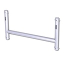 Cadre H court en tube de 48mm, livré avec 4 goupilles à écrou CCS6-604, CMU 100kg
