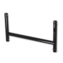 Cadre H court en tube de 48mm, livré avec 4 goupilles à écrou CCS6-604, CMU 100kg, noir