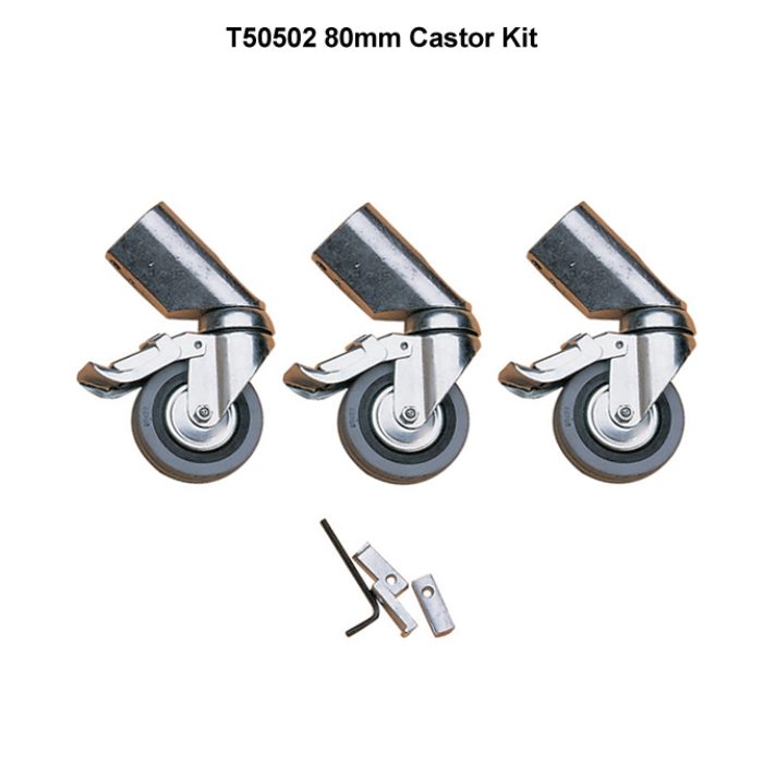 Ensemble de roues 75mm (pour pied poursuite, Studio 2000, 3500, 5000 etc.)