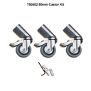 Ensemble de roues 75mm (pour pied poursuite, Studio 2000, 3500, 5000 etc.)