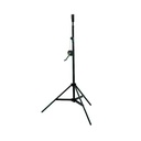Pied à manivelle NEBULA 33 avec récepteur pour spigot 28mm,  170-330cm, CMU 60kg, noir