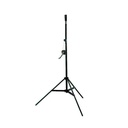 NEBULA 42 Kurbelstativ Schwarz 2.10 - 4.20m, WLL 60kg, für 28mm TV-Zapfen, mit Fusstritt