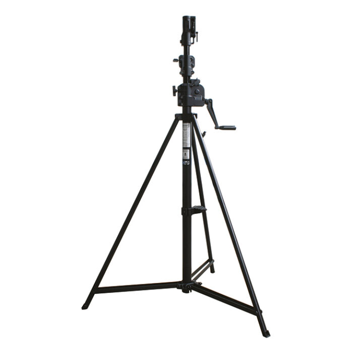 Pied à manivelle EASY LIFT, 172-380cm, CMU 30kg, noir