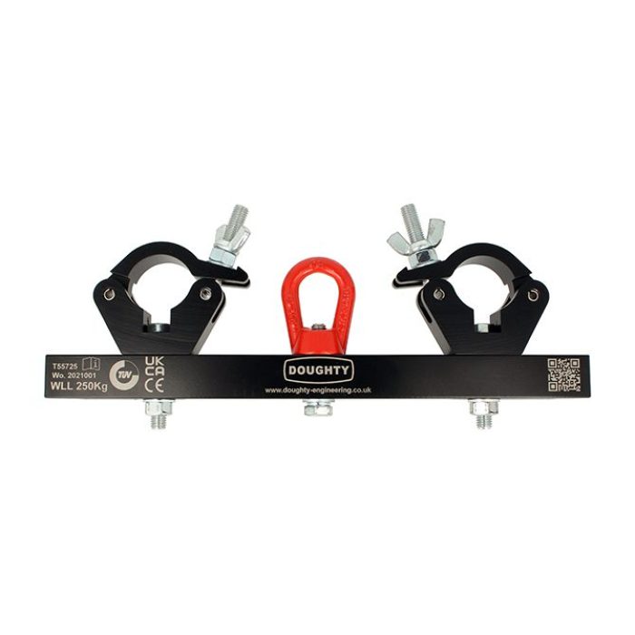 Truss Adaptor SOLID 250kg, schwarz (Fix: 206,240,298,340 mm)