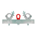 Support structure SOLID avec œillet rouge 27x39mm, entraxe 207-339mm, CMU 1'000kg