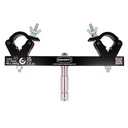 Adaptateur pour structure multi taille sur un spigot 28mm, CMU 250kg, noir