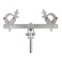Adaptateur pour structure multi taille sur un spigot 28mm inclinable, CMU 250kg, argent