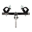 Adaptateur pour structure multi taille sur un spigot 28mm inclinable, CMU 250kg, noir