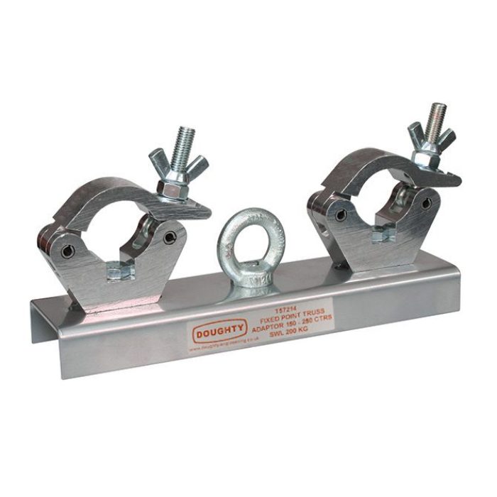 Support structure MINCE 30mm avec œillet 28mm, entraxe 150-250mm, CMU 200kg