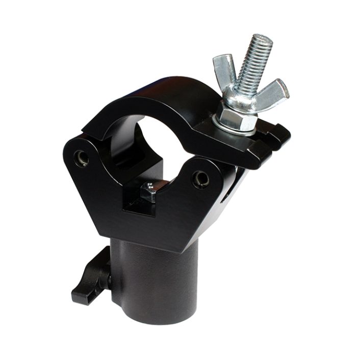 Collier pour tube de 48-51mm monté sur un adaptateur pour pied 32mm