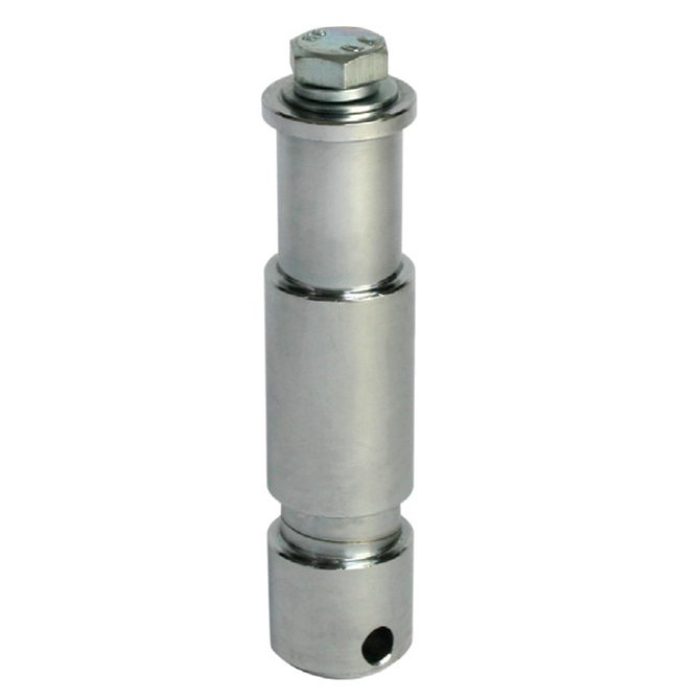 TV-Zapfen 28mm mit Aufnahme für M6  Schraube, Aluminium, EURO-Norm
