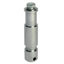 TV-Zapfen 28mm mit Aufnahme für M6  Schraube, Aluminium, EURO-Norm