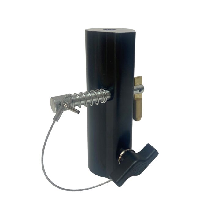 TV Quick RECEIVER, mit Aufnahme für 28mm TV-Zapfen, 360° drehbar, WLL 100kg, Schwarz