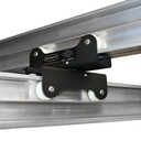 STUDIO RAIL 80 double chariot 4 roues pivotant et freiné, CMU 100kg, noir