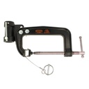 G-Clamp Höhe 150mm mit DUAL POSITION,Aufnahme für 28mm TV-Zapfen 29mm RECEIVER