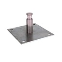 Snap-In Montage Platte 100x100mm mit Zapfen