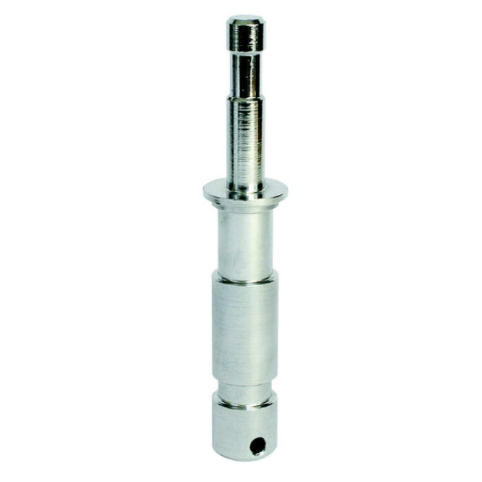 Spigot 28mm sur spigot 16mm long, acier