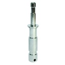 Spigot 28mm sur spigot 16mm long, acier