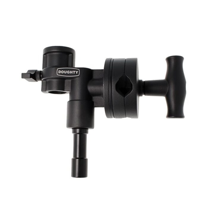 Tête de pression LARGE 115mm avec spigot de 28mm, noir