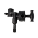 Tête de pression LARGE 115mm avec spigot de 28mm, noir