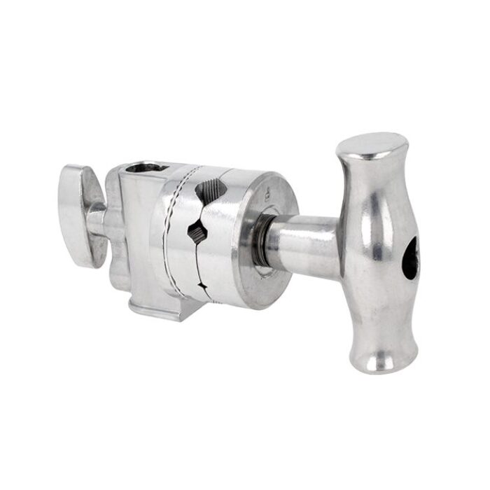 GripHaed STANDARD 65mm, mit Aufnahme für 16mm Zapfen, div. Galgen etc., Chrom