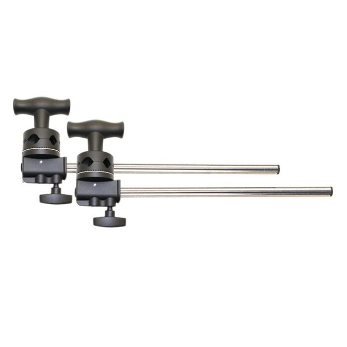 Tête double GOBO avec bras d'extension 20", noir