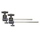 Tête double GOBO avec bras d'extension 20", noir