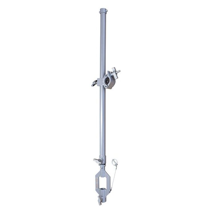 Bras d'extension 1'309-2'220mm de tube 48-51mm sur récepteur spigot 28mm avec collier pour tube 48-51mm positionnable, CMU 100kg