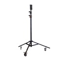 BABY HI-ROLLER Teleskopstativ Schwarz 1.28 - 3.14m, WLL 30kg