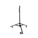 JUNIOR HI-ROLLER Teleskopstativ Schwarz 1.53 - 4.61m, WLL 40kg