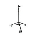 Pied ROLLER OverHaed 153-461cm avec roues, max. 40kg, noir