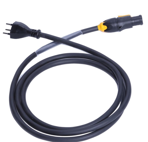 [ATT1-T12] Câble d'alimentation PowerCON True1, H07RN-F 3 x1,5 mm2, 2 m, avec fiche injectée T12