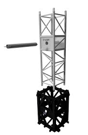 [D75T-L280-DEADHANG] D TOWER DEADHANG MAST SECTION 280CM